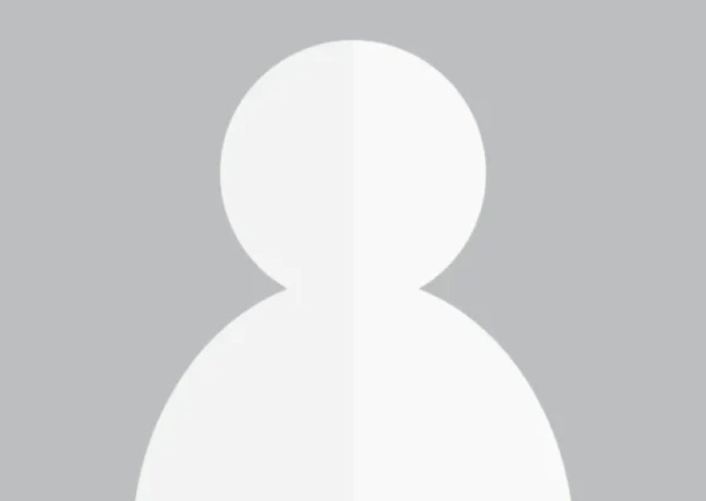 A blank gray and white user avatar silhouette.